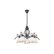 Luster na lancu RETRO II 5xE27/60W/230V antracit