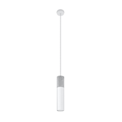 Sollux SL.0647 - Luster na sajli BORGIO 1xGU10/40W/230V beton/metal bela