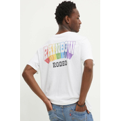 Pamucna majica Levis Pride za muškarce, boja: bijela, s tiskom