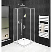 Gelco SIGMA SIMPLY Kotna Tuš Kabina 900x900 mm s Čistim Steklom