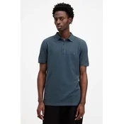 Polo AllSaints REFORM SS moški, črna barva, MD051H