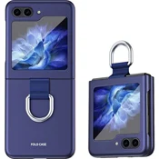Overboard Ovitek z držalom za prstan za Samsung Galaxy Z Flip5 5G, moder