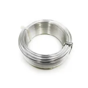 shumee Cvetlična žica - majhen obroč - 1 mm x 50 m - srebrna