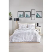Lessentiel Maison Komplet posteljine Artus, 200x220, Belo-crni