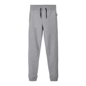NAME IT Hlače NKMSWEAT PANT UNB NOOS, siva