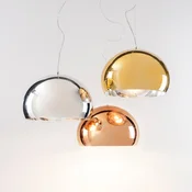 Kartell FL/Y - LED viseča svetilka, sijoči baker - Dnevna soba/jedilnica - Dizajn - bakreni sijaj - Plastika