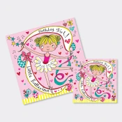 Rachel Ellen Cestitka za rodendan Puzzla Balerina