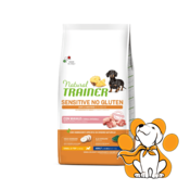 Natural Trainer Sensitive No Gluten Small&Toy Adult, Pork 7kg, Hrana Bez Glutena
