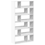 Vidaxl Pregrada za prostor bela 100x33x187,5 cm inženirski les