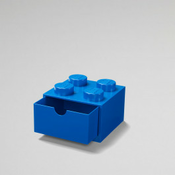 LEGO® Škatla za shranjevanje miza 4 s predalom - modra