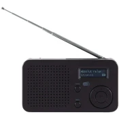 Nedis DABMAN 17 prenosni DAB+/FM radio z Bluetooth črn