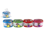 Teddies Kovinska škatla za zaklepanje ovalna 10x6cm