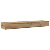vidaXL vidaXL Predali pod posteljo Artisanal hrast 135x36,5x16,5 cm - Izdelano iz vezanega lesa, (22008019)