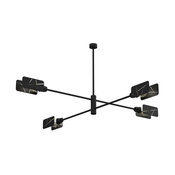 Lestenec na drogu ASTRA 4xE27/60W/230V črn