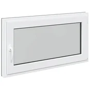 Vidaxl Okno za klet RISOR 110 x 60 cm PVC in steklo Antracit