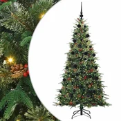 Umjetno božicno drvce s nogom s stalakom Zelena 210 cm PE i PVC