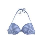 BUFFALO Bikini gornji dio, svijetloplava / bijela