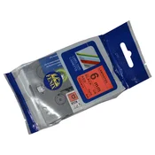 Fenix TZ-411 RDEČ trak - ČRN izpis ( TZe411), 6mm trak, dolžine 8m, laminated - obstojen v ekstremnih pogojih