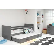 Krevet BMS Rico za 2 osobe 200x90 cm, GRF grafit