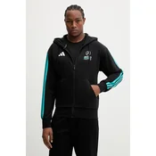 ADIDAS PERFORMANCE Sportski gornji dio trenirke MERCEDES - AMG PETRONAS FORMULA 1 TEAM DNA FULL ZIP akvamarin / crna / bijela