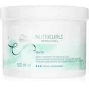 Wella Professionals Nutricurls Waves & Curls maska za glajenje las za valovite in kodraste lase 500 ml