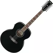 Ibanez AJ7012M1E-BK Black 12 žicana elektroakusticna gitara