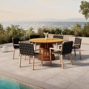 Bessagi Garden Set Vrtnih Stolov Lauria, 2 Kos, Črna