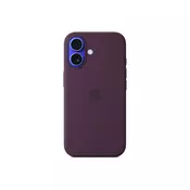 iPhone 16 silikonska maska s MagSafe - šljiva