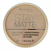 Rimmel Stay Matte puder nijansa 003 Peach Glow (Long Lasting Pressed Powder) 14 g
