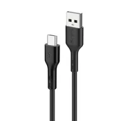 Polnilni in podatkovni kabel Foneng X36 - USB-A v Micro USB kabel 3.1A - 1m - črn