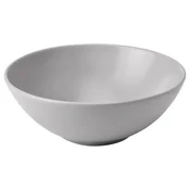 FÄRGKLAR Skleda, mat svetlo siva, 16 cm