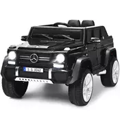 Northix 12V otroški avto z daljinskim upravljalnikom, LED luči, glasba, 2 motorja, 3 hitrostne nastavitve