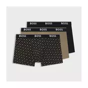 BOSS Bokserice Power  smeda / brokat / crna / bijela