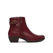 Pikolinos Škornji Utiel W7P-8501 Bordo rdeča