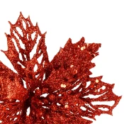 Springos CA0802 BOŽIČNI OKRASEK POINSETTIA 16 CM