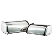 KINGHOFF Set metalnih kutija za hleb KH3201 2/1 srebrni