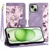 Etui Techsuit FlipCraft za iPhone 15 Plus - mysterious purple