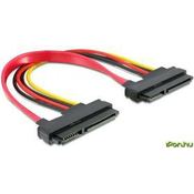 DELOCK Delock podaljšek SATA Ž z napajanjem 0,2m 22-pin 84406, (21028178)