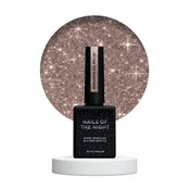 NAILSOFTHENIGHT Margarita - roza-bež hibridni lak za nohte z odsevnimi delci, 10 ml