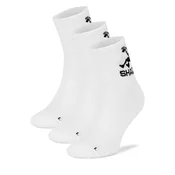 Nogavice SHAQ SHQ-MB-002-AW24 (3-PACK) Bela