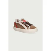 Inuikii LILA SHEARLING LACE UP otroške semišaste