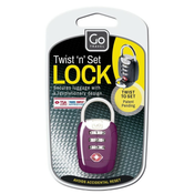 TSA ključavnica za prtljago Go Travel | Twist Set Padlock