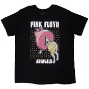 Pink Floyd Animals Cartoons (Back Print) Black XL Majica