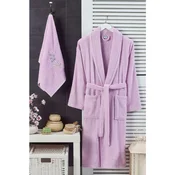 Lessentiel Maison Set Bademantil s rucnikom Cora, ljubicasta