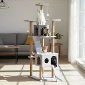 Paws & Whiskers Kucica za macke, Siva