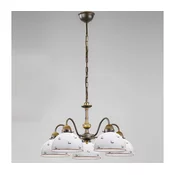 Kolarz 731.85.69 - Luster na lancu NONNA 5xE27/75W/230V crvena