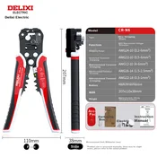 Delixi Electric Klešta za skidanje izolacije, NCV