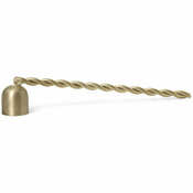 ferm LIVING Zvonec za gašenje sveč TWIST 15 cm, medenina, čvrst LIVING