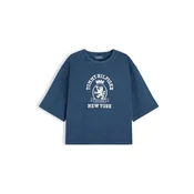 TOMMY HILFIGER Majica  temno modra / bela