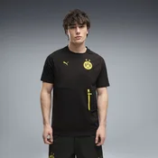 Borussia Dortmund PUMATECH Pocket Tee Men, Clothing, Black/Faster Yellow, M